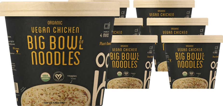 Vegan Chicken Noodle Bowl (6 Pack)