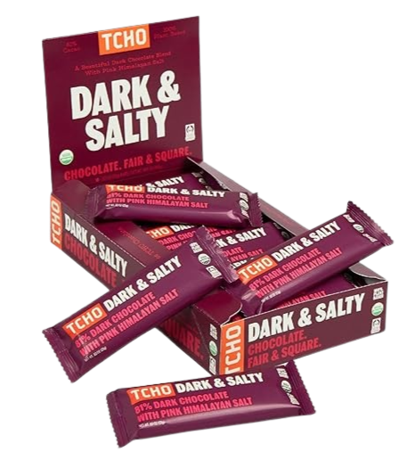 Dark & Salty Chocolate Bar (18 Pack)