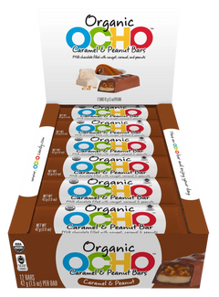 Organic Milk Chocolate Caramel & Peanut Bars (12 CT)