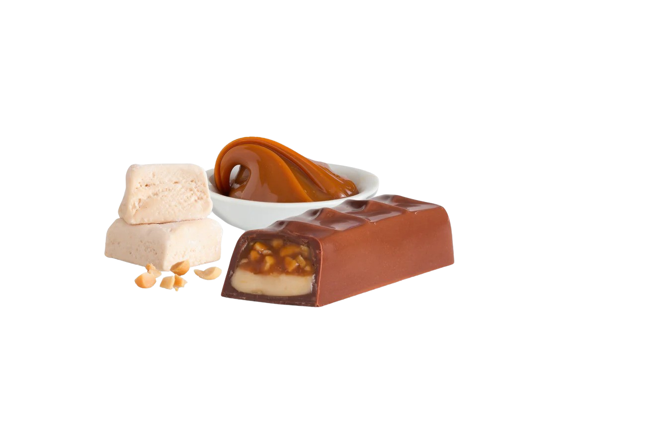 Organic Milk Chocolate Caramel & Peanut Bars (12 CT)