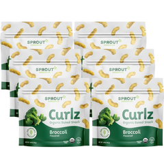 Curlz Toddler Snack Broccoli (6 Pack)