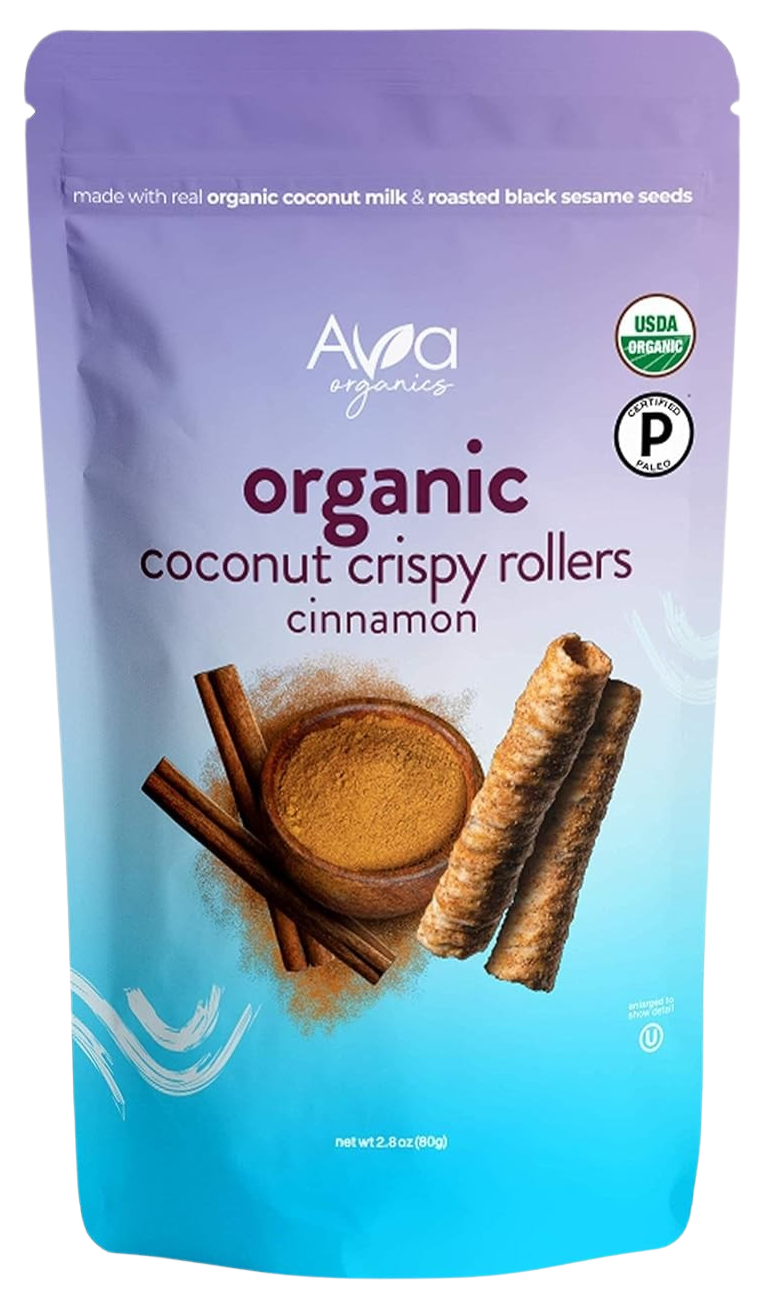 Cinnamon Coconut Crispy Rollers (8 Pack)