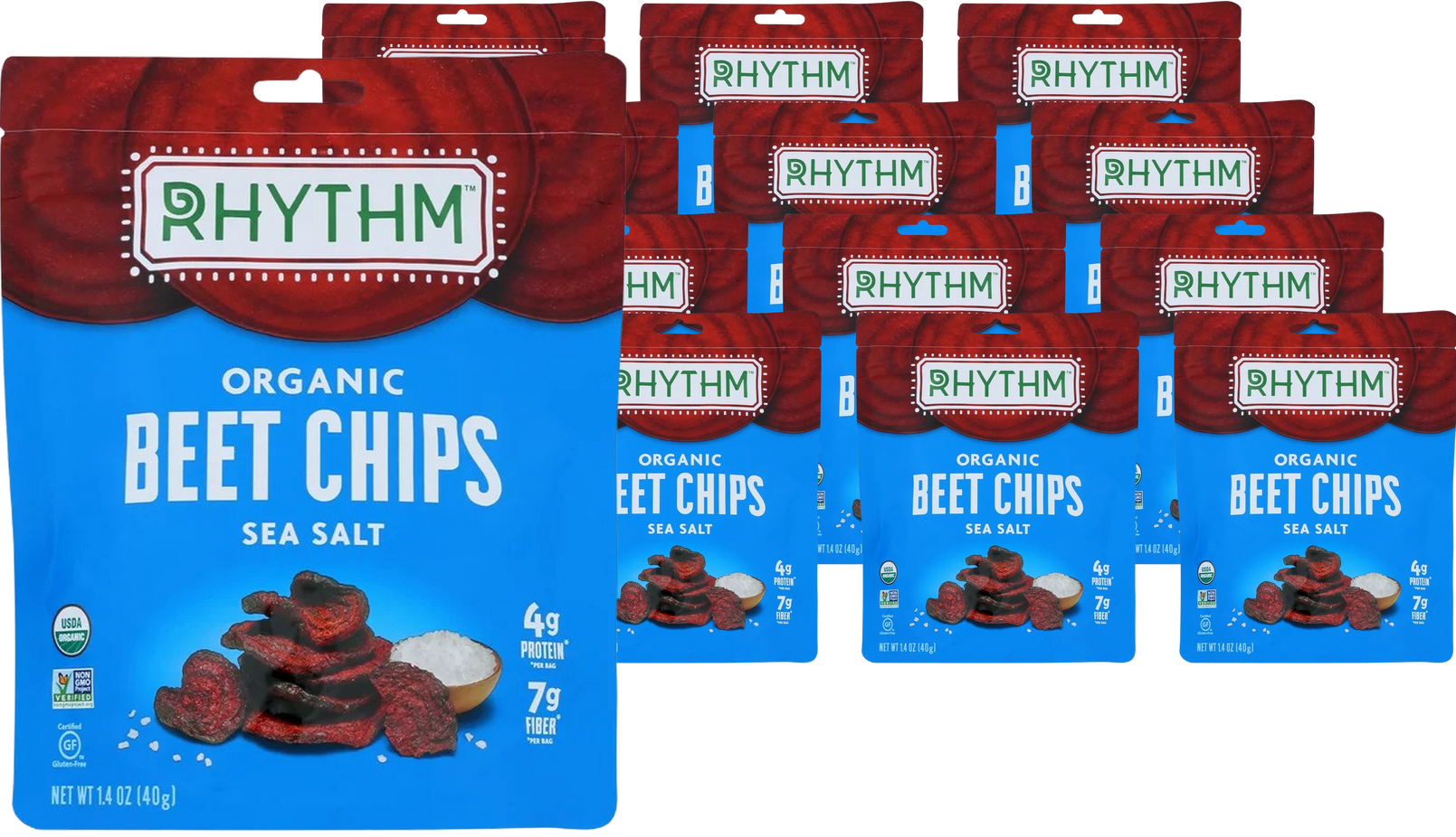 Organic Sea Salt Beet Chips (12 Pack)