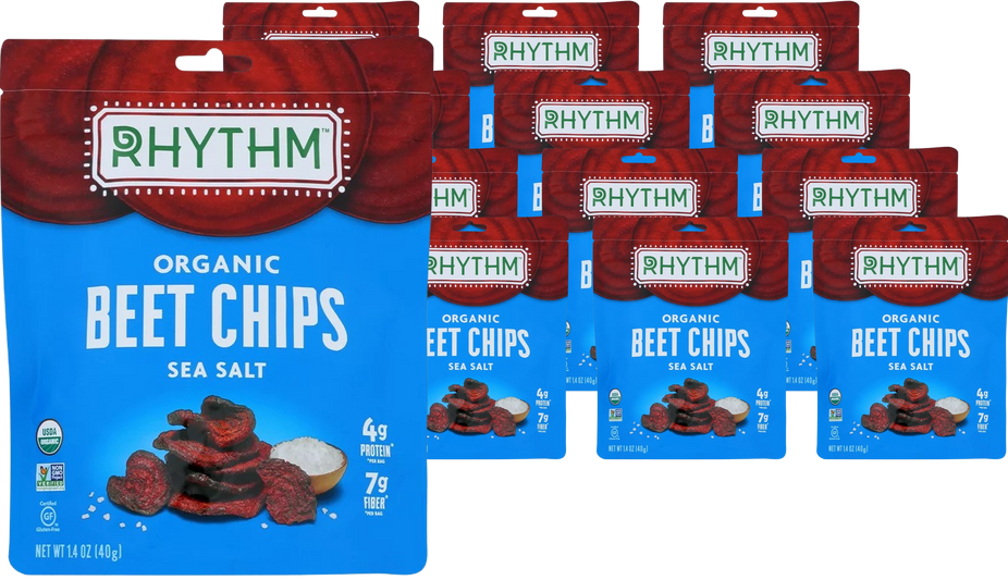 Organic Sea Salt Beet Chips (12 Pack)