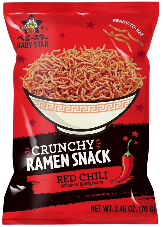 Red Chili Crunchy Ramen Snack (6 Pack)