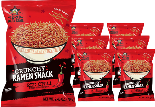 Red Chili Crunchy Ramen Snack (6 Pack)