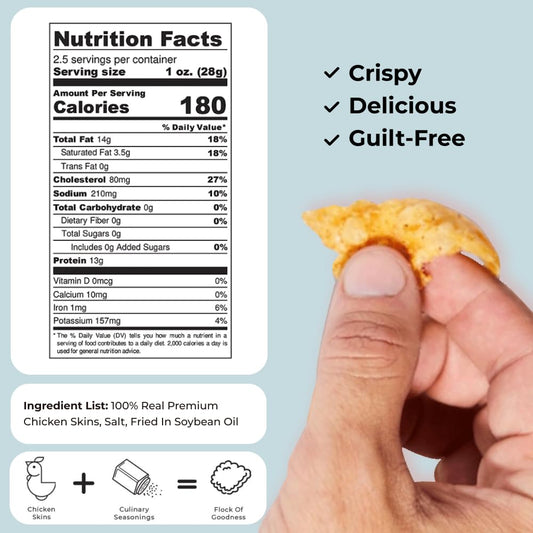 Nutrition Information - Original Chicken Crisps (8 Pack)