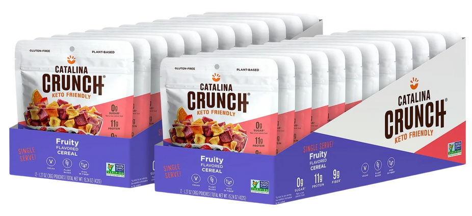 Fruity Keto Cereal Single Serve Bags (24 Pack)