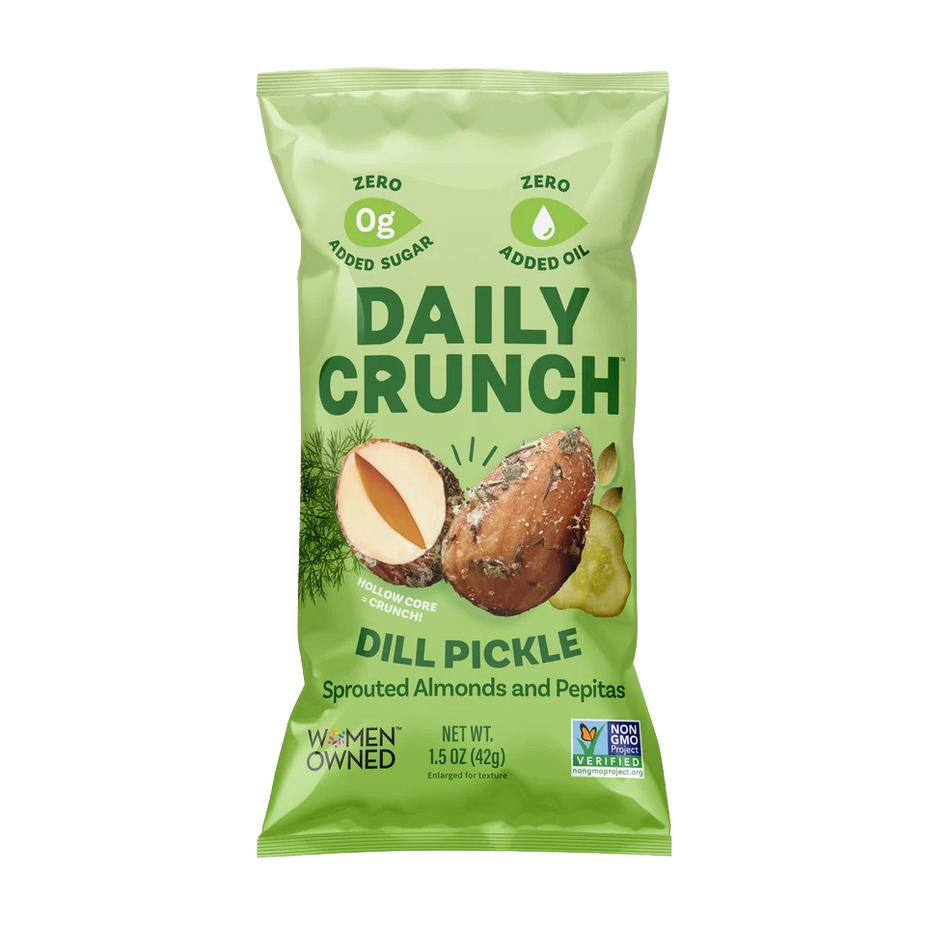 Dill Pickle Sprouted Almonds & Pepitas (8 Pack)