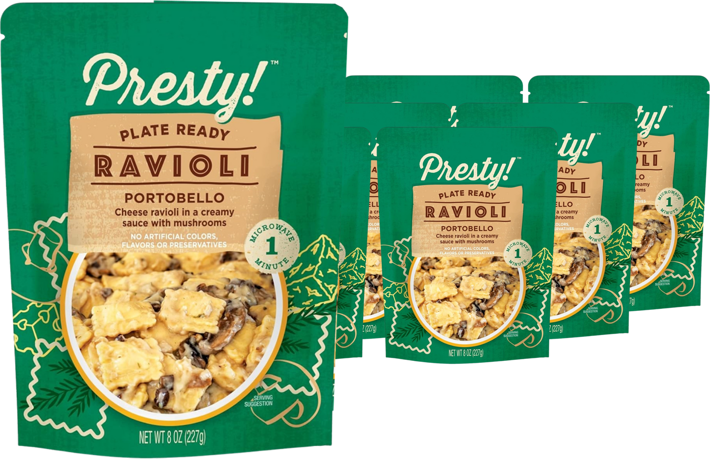 Portobello Ravioli Mushroom Mix (6 Pack)