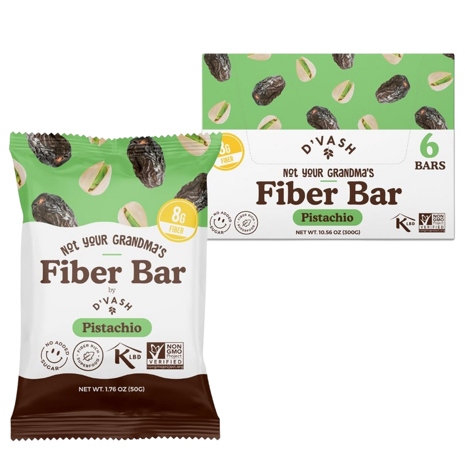 Pistachio Fiber Bars (6 CT)