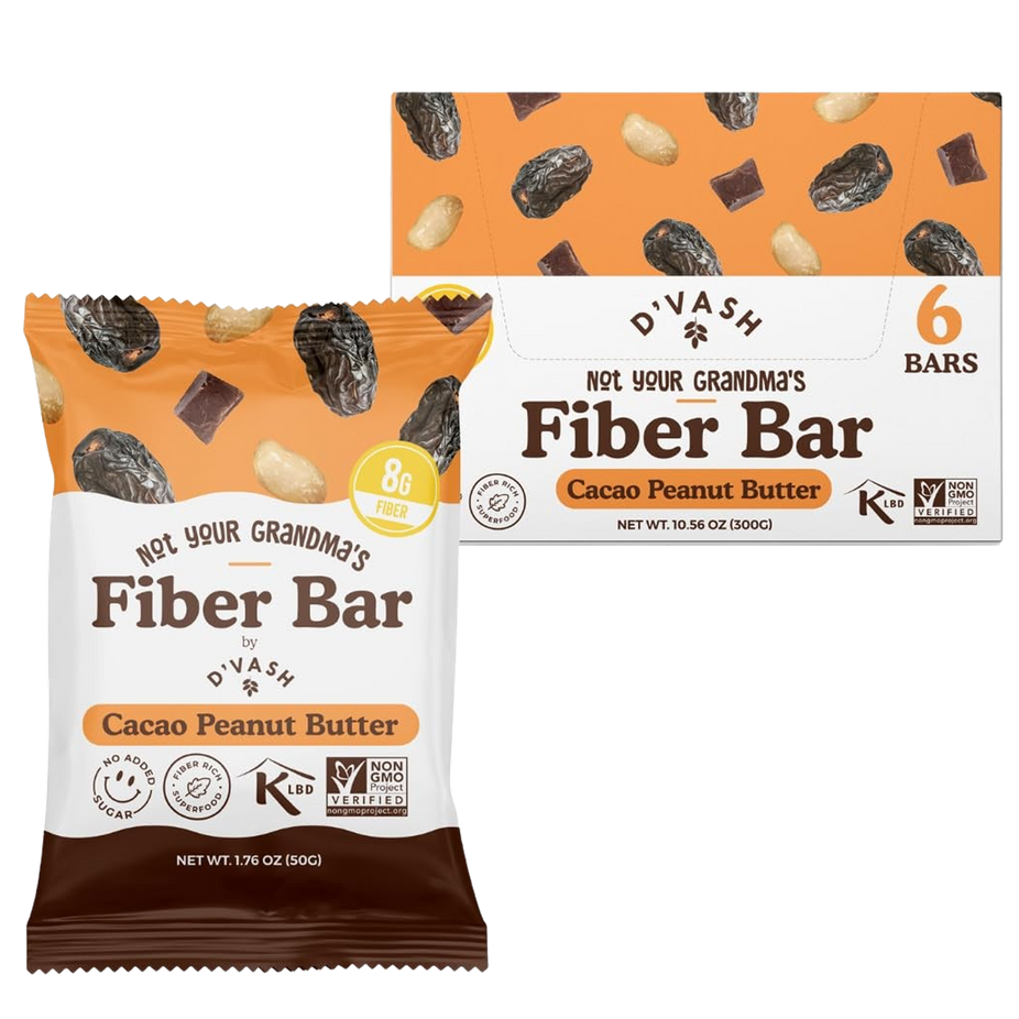 Peanut Butter Fiber bars (6 CT)