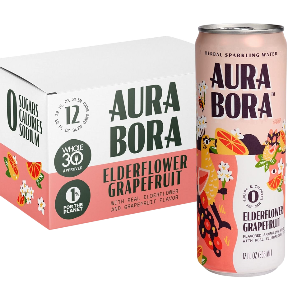Grapefruit Elderflower Sparkling Water (12 CT)