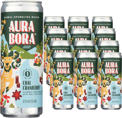 Chai Cranberry Sparkling Water (12 Pack)