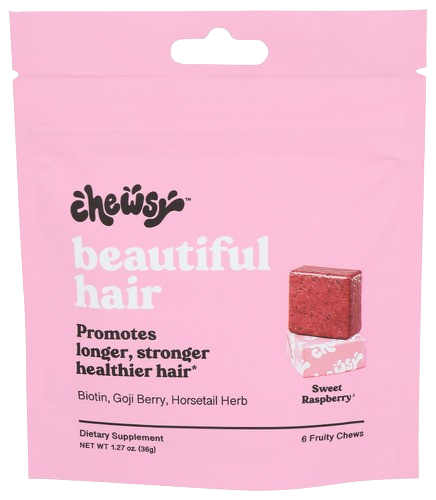 Sweet Raspberry Beautiful Hair Chew (6 Pack)