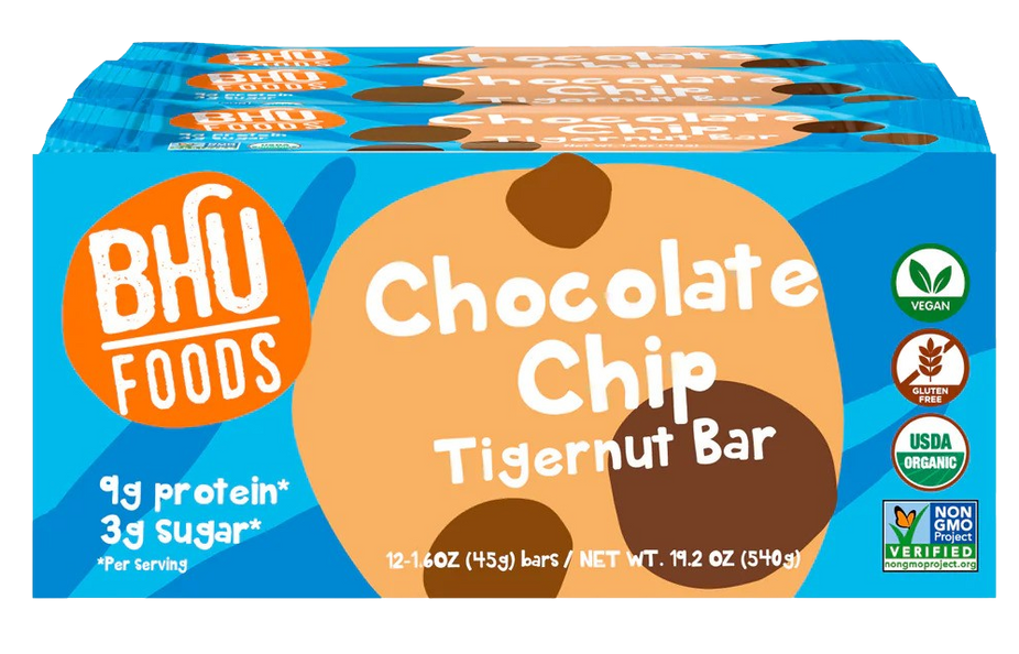 Chocolate Chip Tigernut Bar (12 Pack)