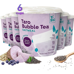Taro Bubble Tea Oatmeal (6 Pack)