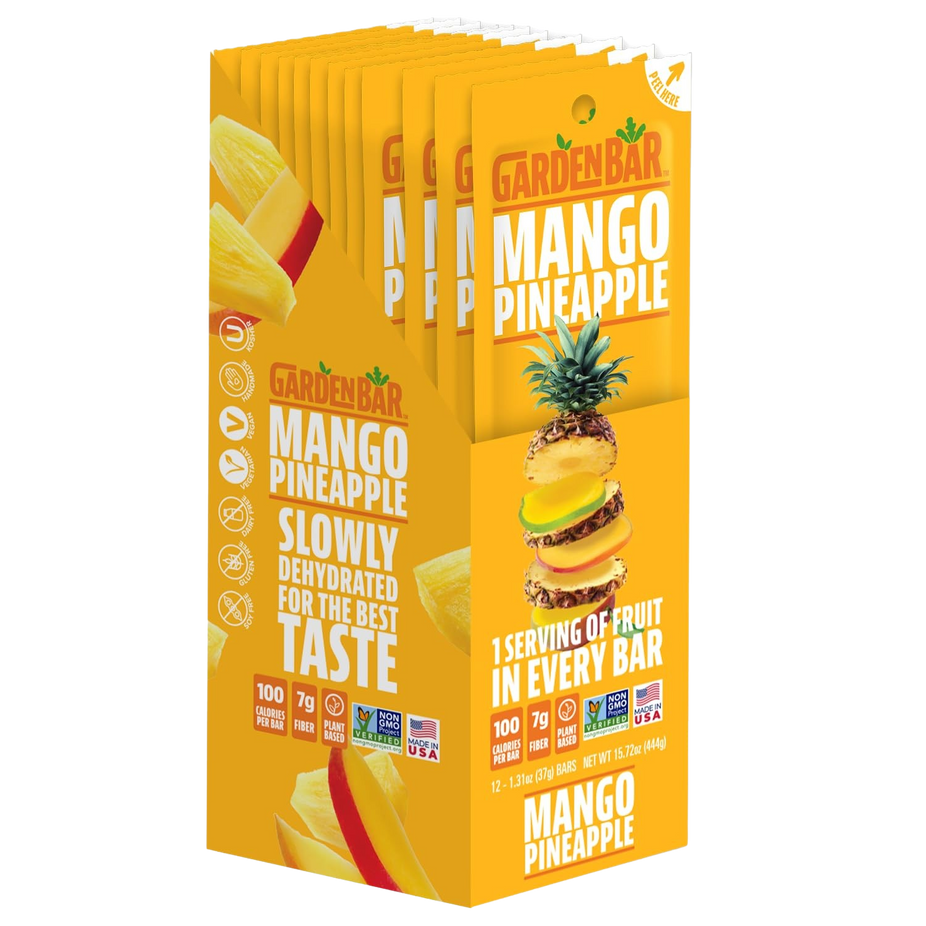 Mango Pineapple Dried Fruit Bar (12 Pack)