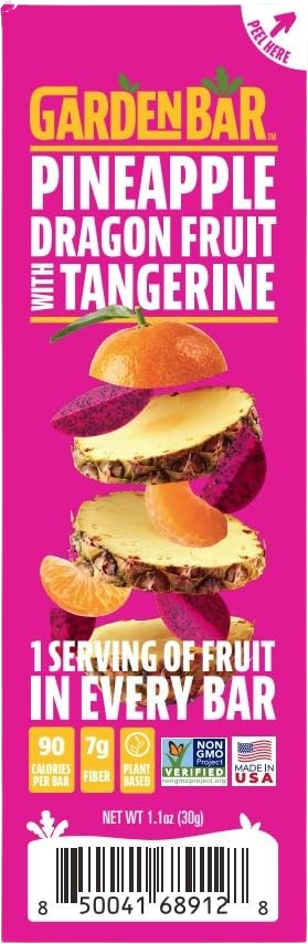 Pineapple Dragonfruit Dried Fruit Bar (12 Pack)