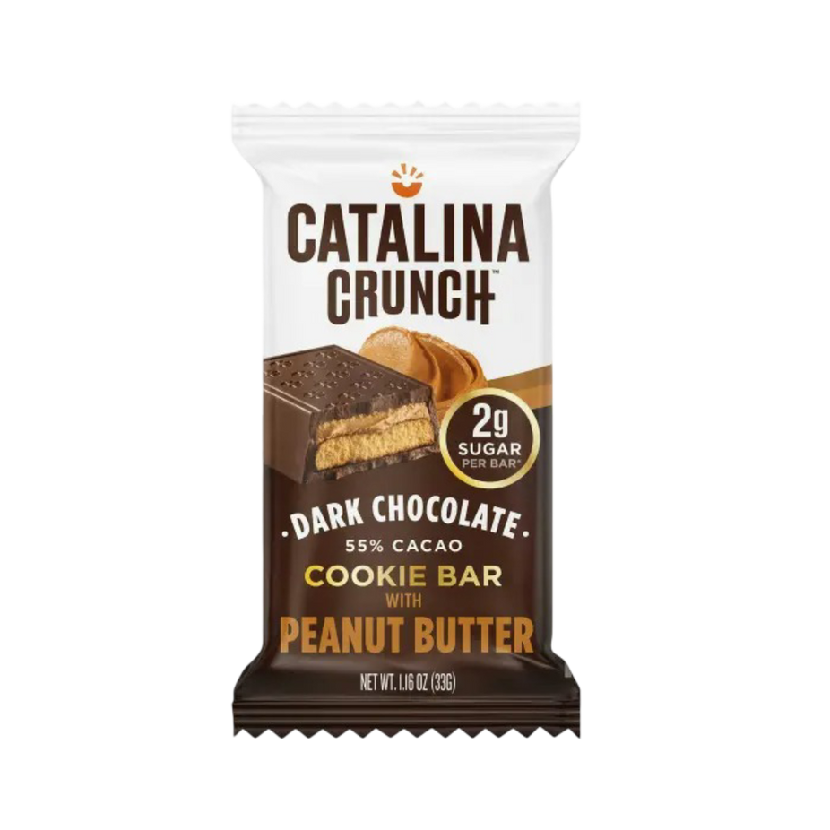 Dark Chocolate Cookie Bar with Peanut Butter Flavor (12 CT)