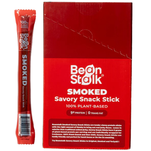 Savory Smoked Flavor Plant-Based Jerky Stick (24 Pack)