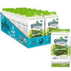 Sea Salt & Avocado Oil Roasted Seaweed Snack (12 Pack)