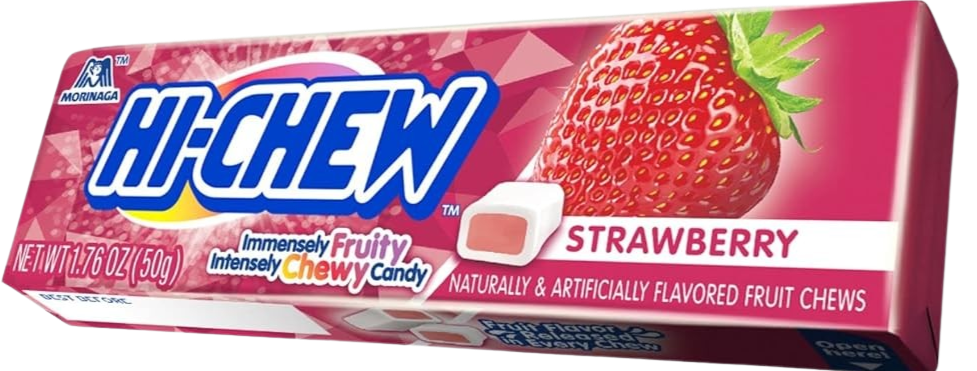 Hi-Chew Strawberry Fruit Candy (15 Pack)
