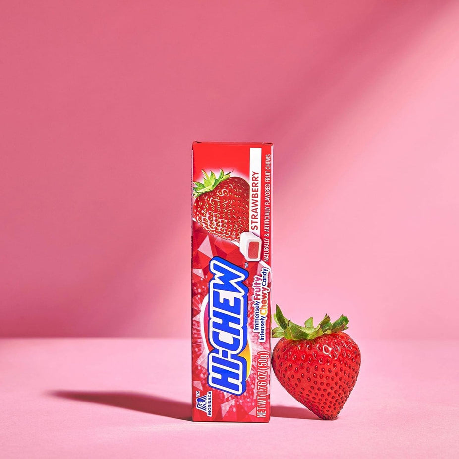 Hi-Chew Strawberry Fruit Candy (15 Pack)