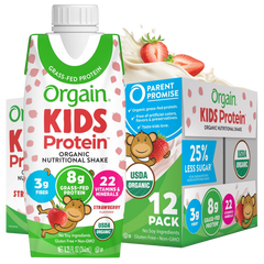 Strawberry Kids Protein Organic Nutritional Shake (12 Pack)
