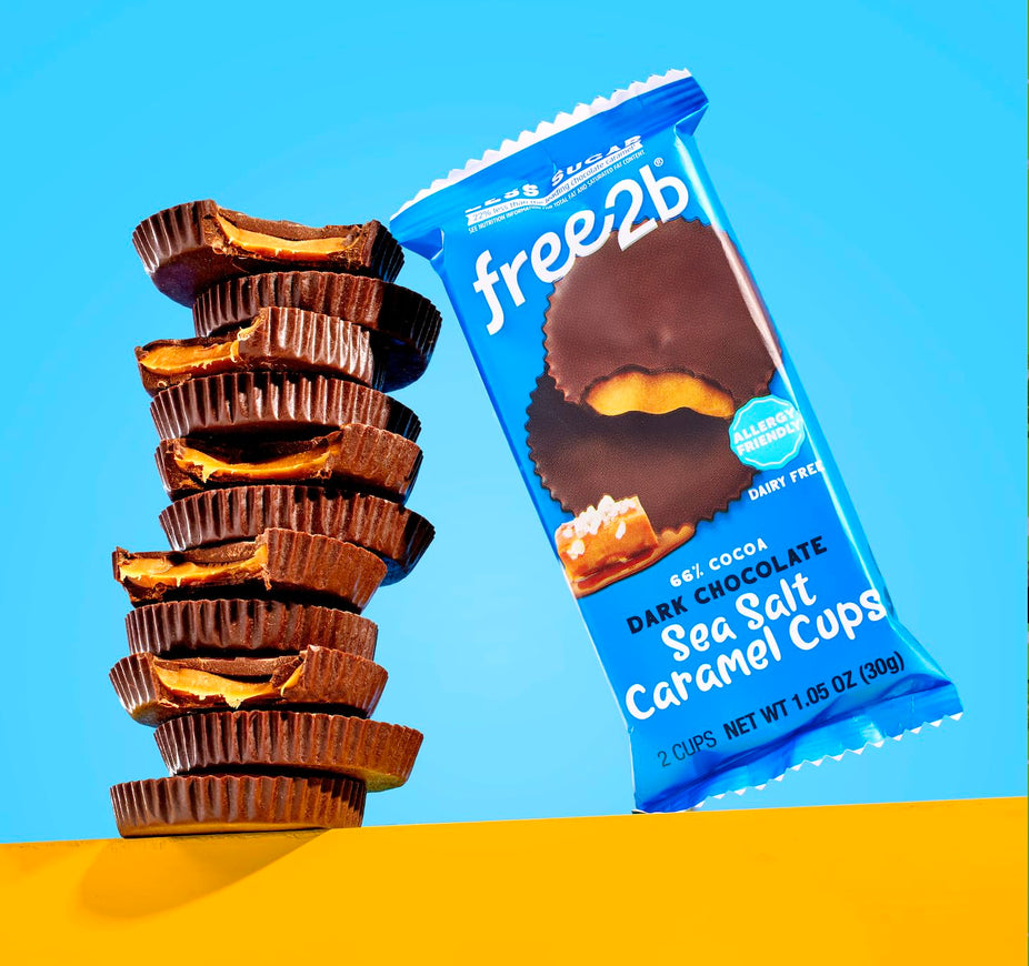 Dark Chocolate Sea Salt Caramel Cups (12 CT)