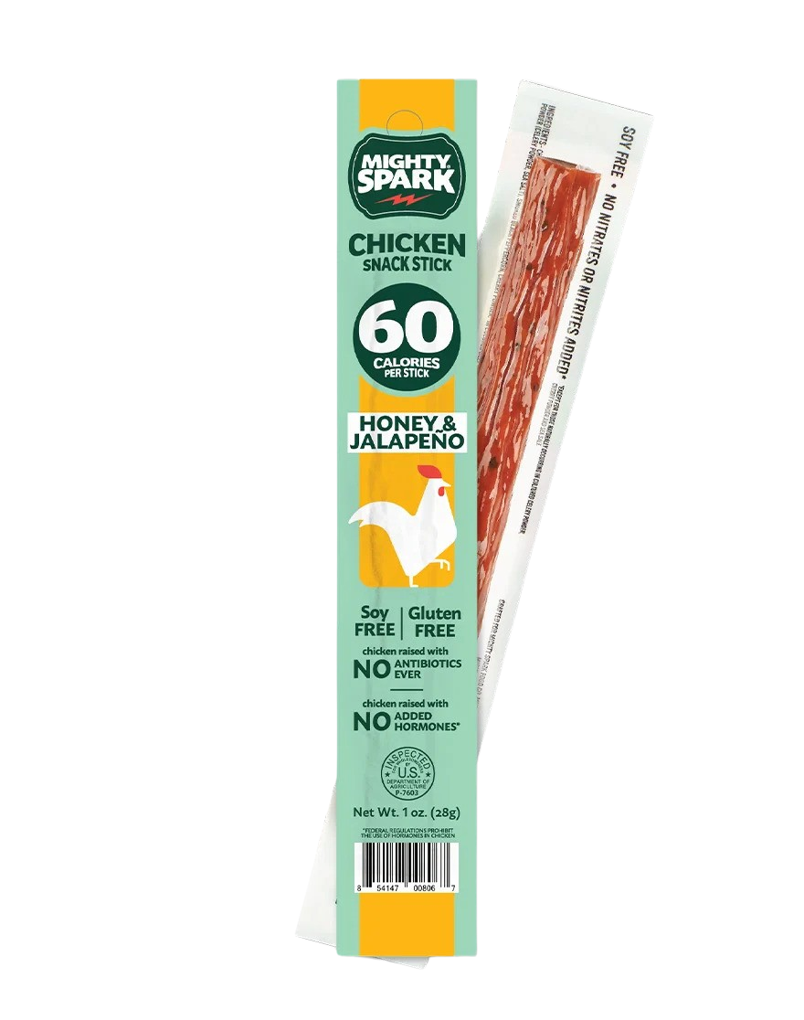 Chicken Snack Sticks - Honey and Jalapeno (12 Pack)