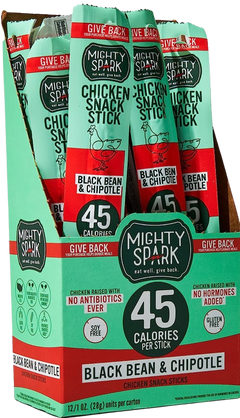 Black Bean & Chipotle Chicken Snack Stick (12 Pack)