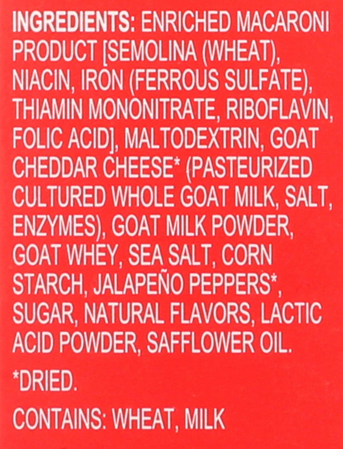 Spicy Creamy White Goat Cheddar with Jalapeno Mac & Cheese (8 Pack)