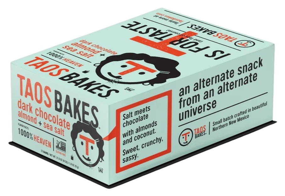 Dark Chocolate Almond Sea Salt Bar (12 CT)