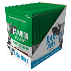 Lime & Serrano Pepper Beef Jerky (12 Pack)