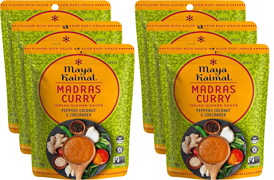 Madras Curry Simmer Sauce Pouch (6 Pack)