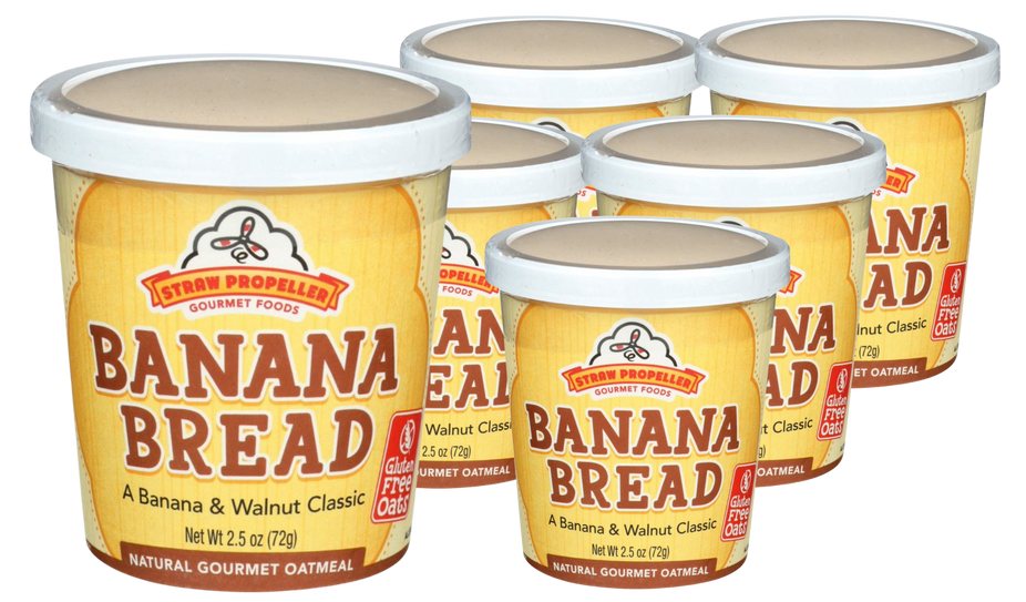 Banana Bread Oatmeal (6 Pack)