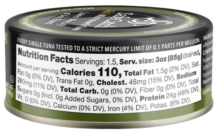 Wild Ahi Yellowfin Tuna in Avocado Oil (6 Pack)