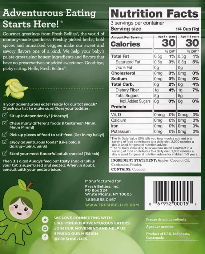 Keep Calm & Cardamom Baby Snack (6 Pack)