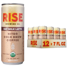 Nitro Cold Brew Coffee - Oat Milk Latte (12 Pack)