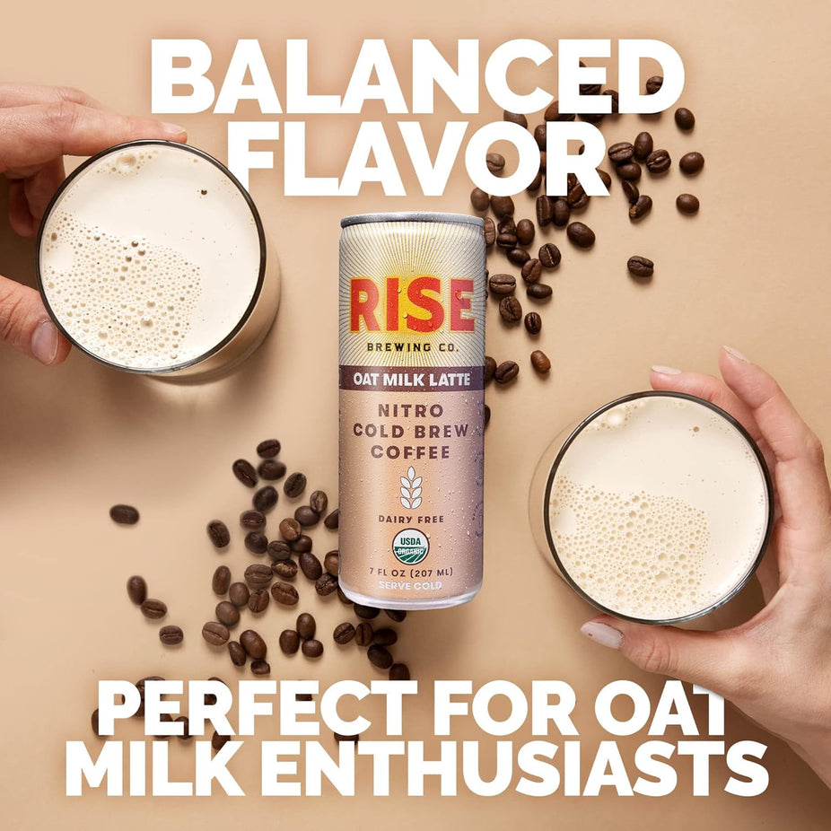 Nitro Cold Brew Coffee - Oat Milk Latte (12 CT)