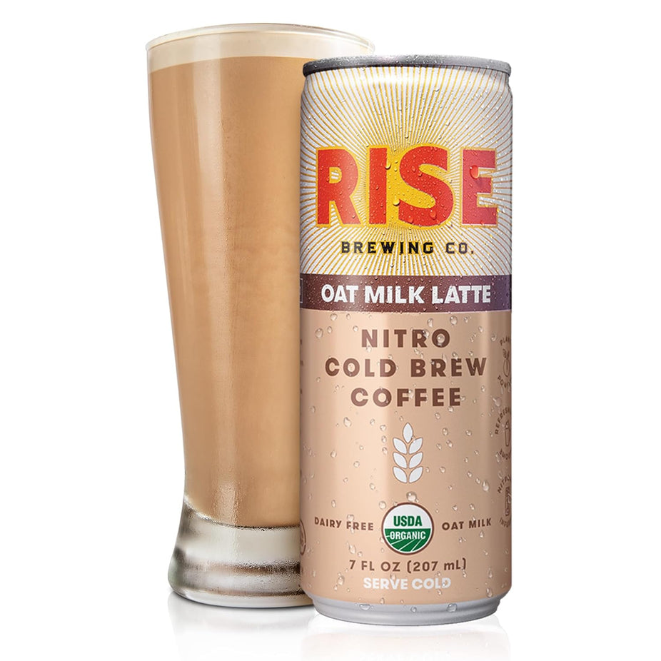 Nitro Cold Brew Coffee - Oat Milk Latte (12 Pack)