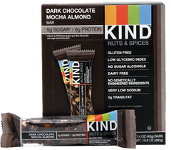 Dark Chocolate Mocha Almond Bars (12 ct)