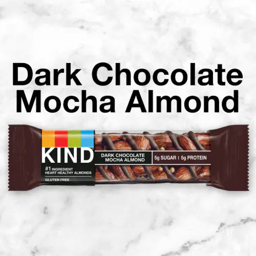 Dark Chocolate Mocha Almond Bars (12 ct)