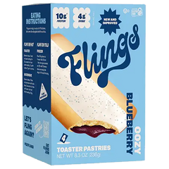 Protein Oozy Blueberry Toaster Pastries