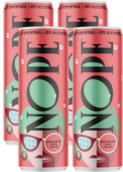 NA Sparkling Strawberry Basil Smash (4 Pack)