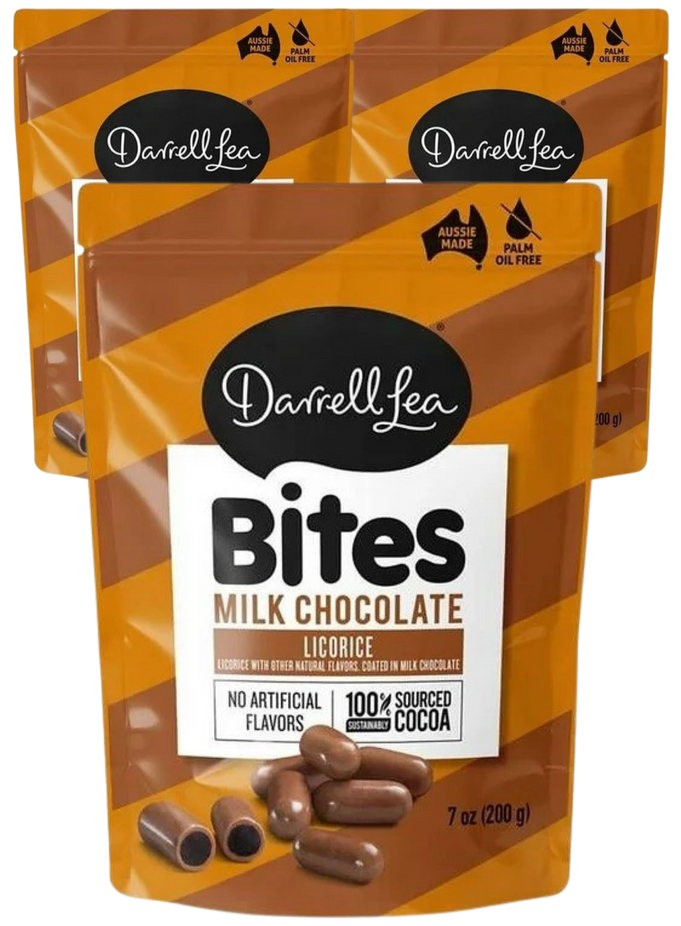 Milk Chocolate Licorice Bites (3 Pack)