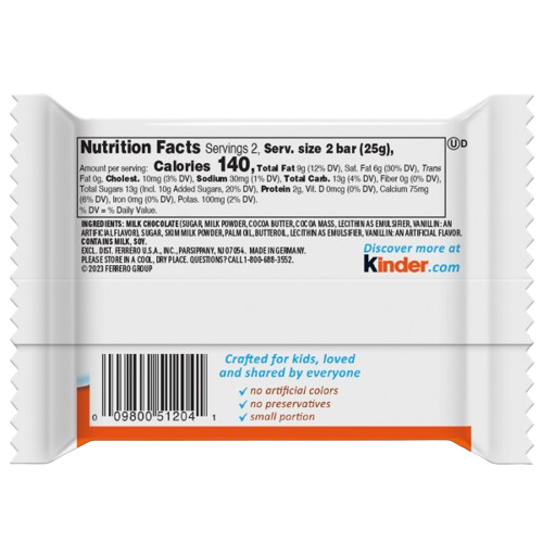 Milk Chocolate w/ Creamy Milky Filling (5 Pack)