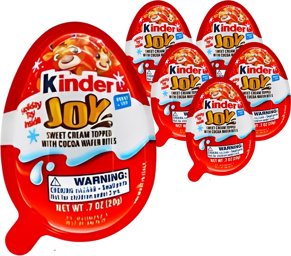 Joy Egg with Holiday Toy Inside (5 Pack)