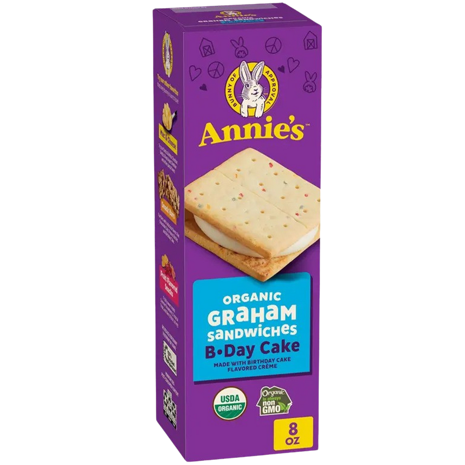 Birthday Cake Graham Sandwiches